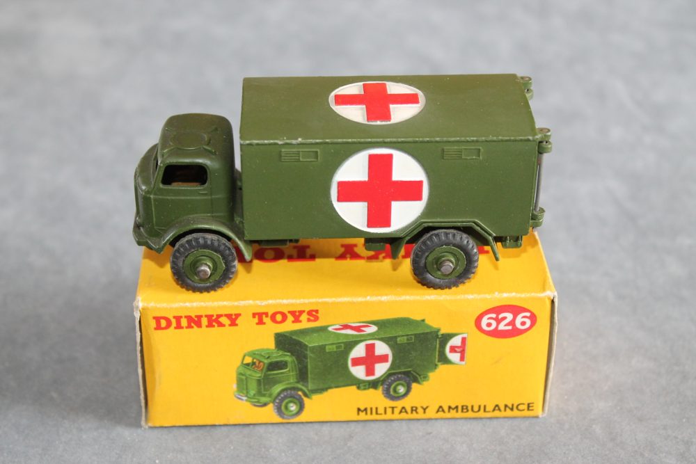military ambulance dinky toys 626