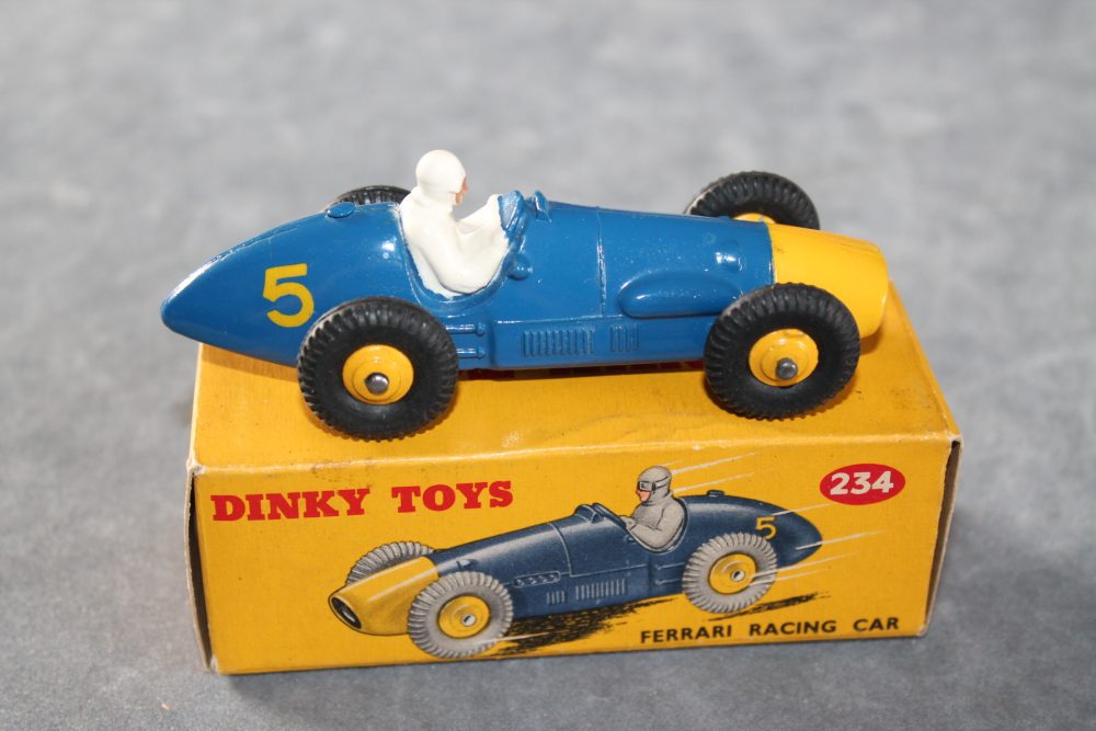 ferrari racing car dinky toys 234 side