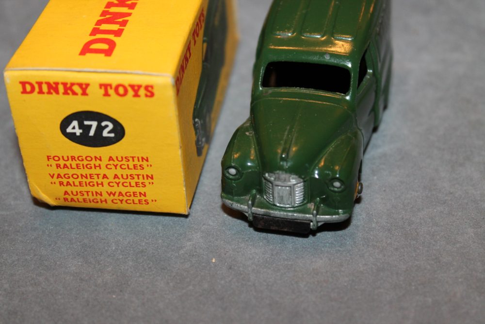 austin raleigh cycles van dinky toys 472 front