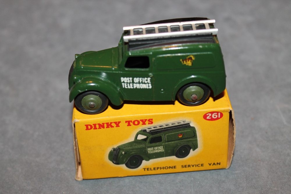 morris gpo telephone van dinky toys 261