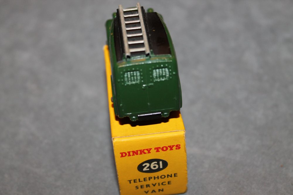 morris gpo telephone van dinky toys 261 back