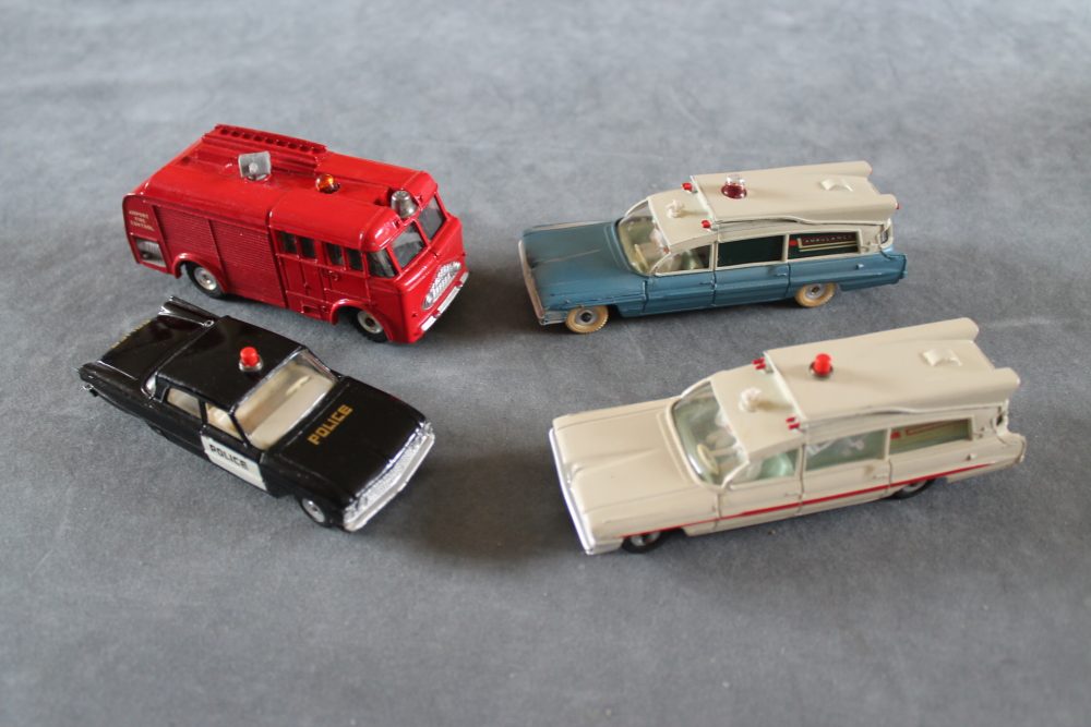 emergency vehicles gift set rare dinky toys 298 first view