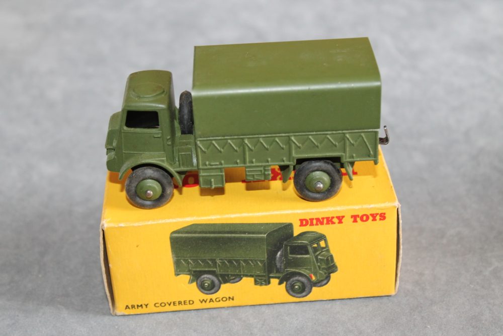 army covered wagon dinky toys 623