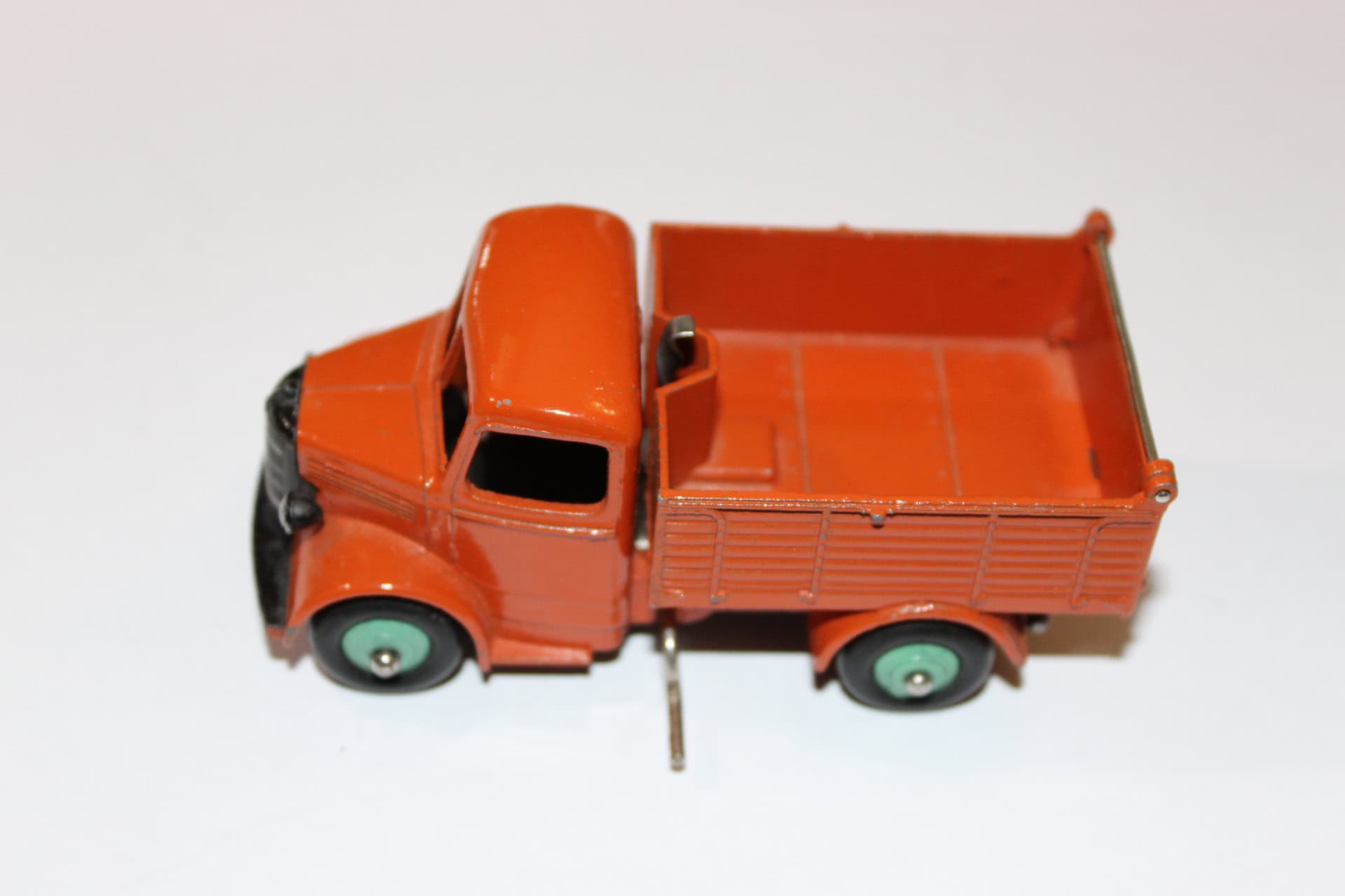 Vintage Dinky Toys Bedford Tipper model truck for collectors.
