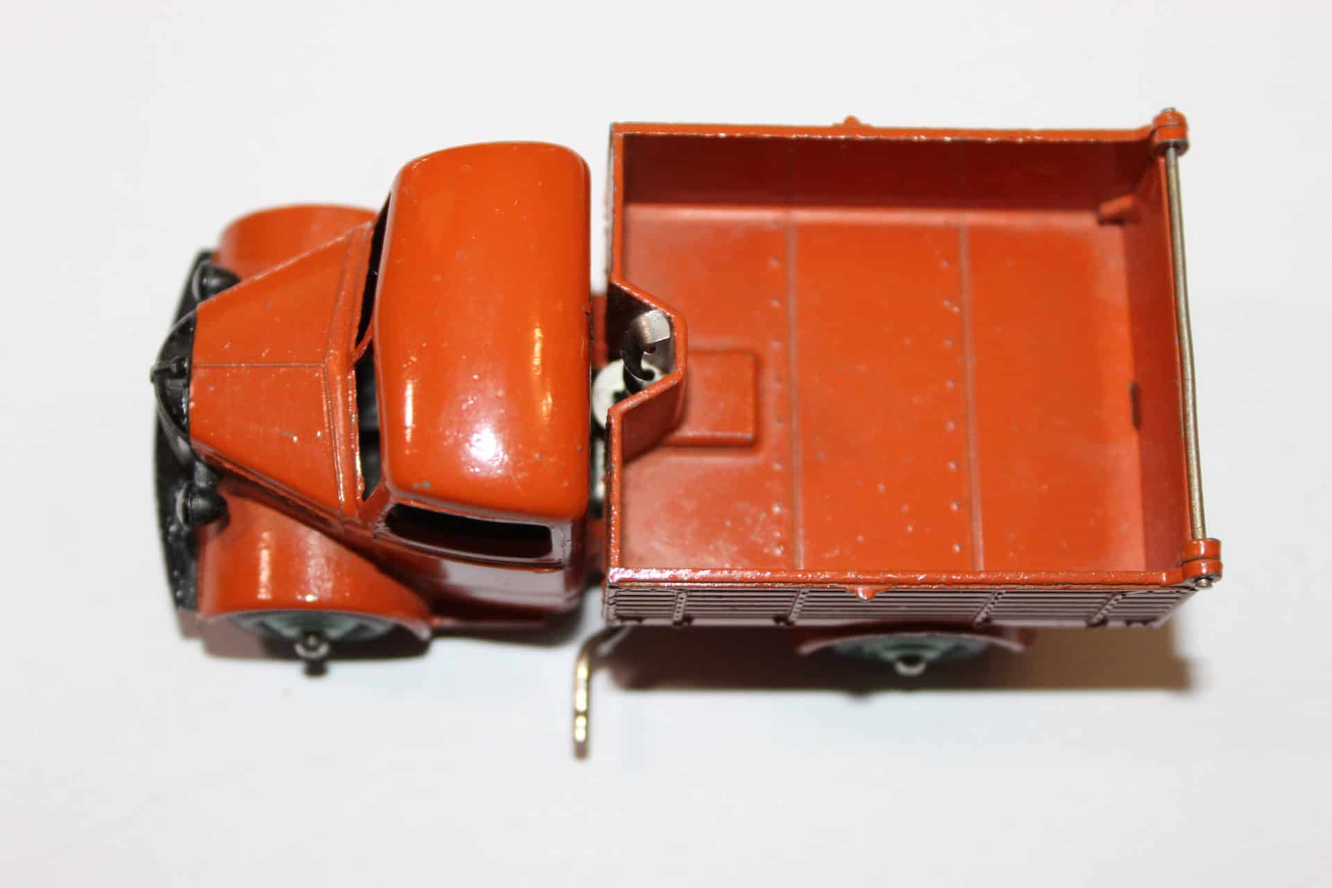 Detailed Dinky Toys Bedford Tipper truck for collectors.