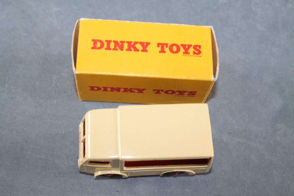 electric van milk float ncb cream dinky toys 491 top