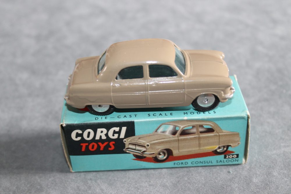 ford consul saloon corgi toys 200 side