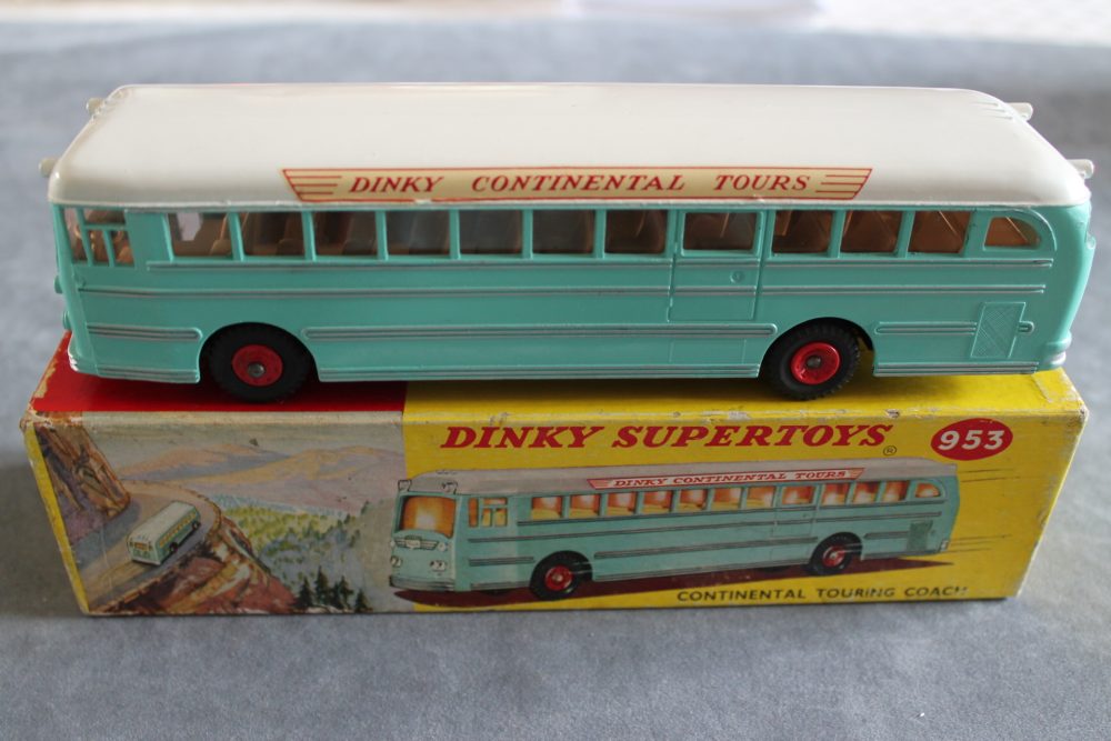 continental touring coach scarce dinky toys 953