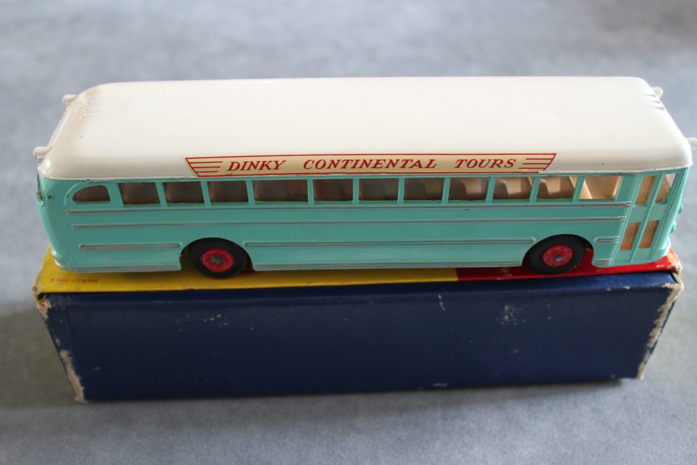 continental touring coach scarce dinky toys 953 side