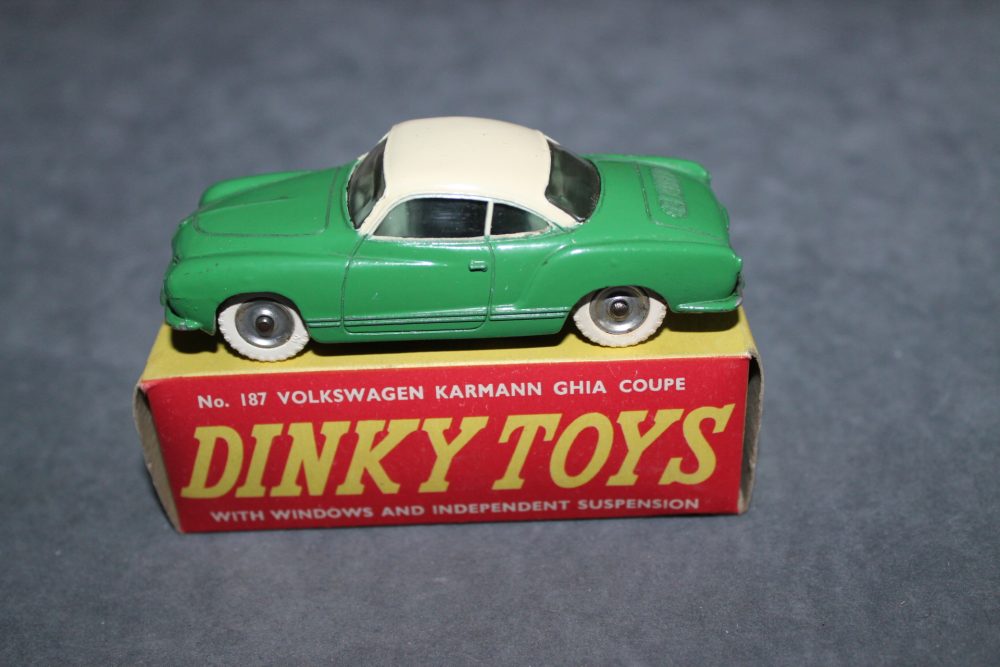 volkswagen kharmann ghia coupe dinky toys 187