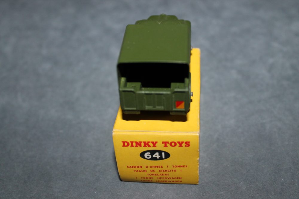 1 ton army truck dinky toys 641 back