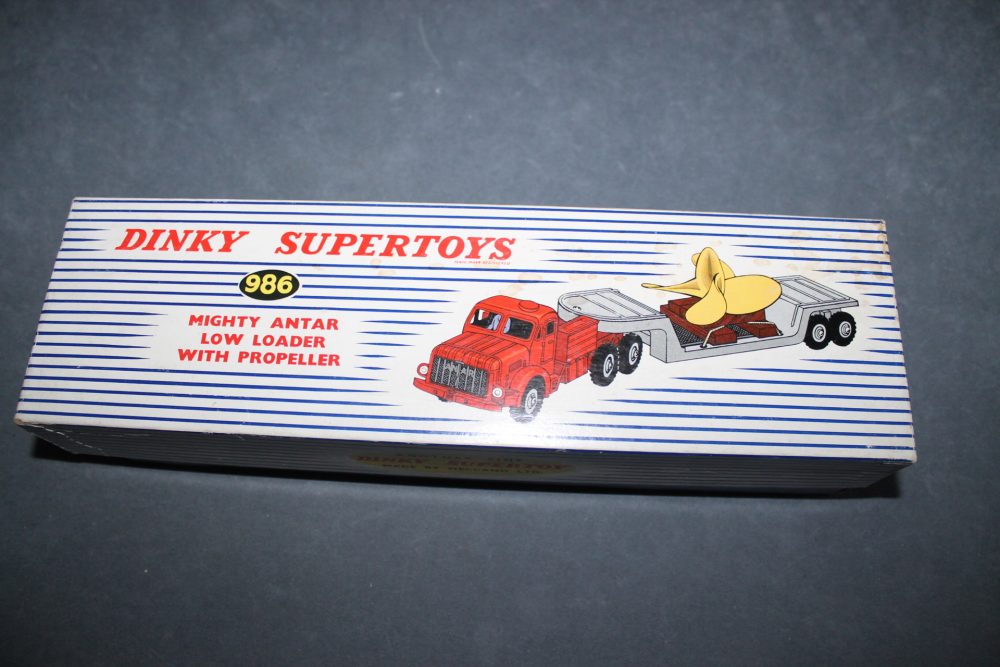 mighty antar with un mountable trailer and propeller load dinky toys 986