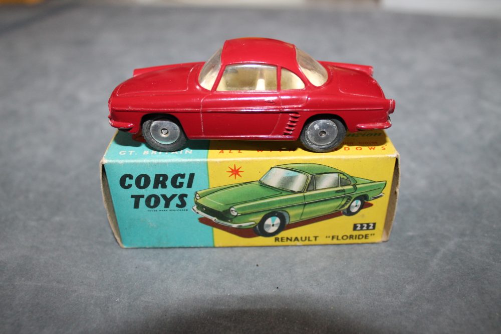 renault floride red corgi toys 222