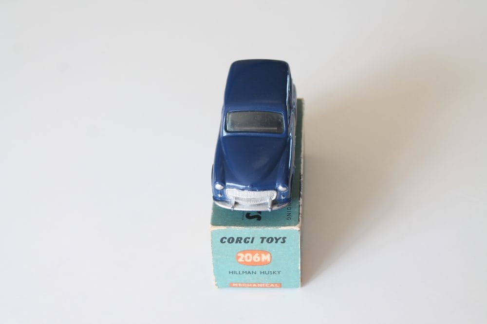 hillman husky dark blue corgi toys 206m front