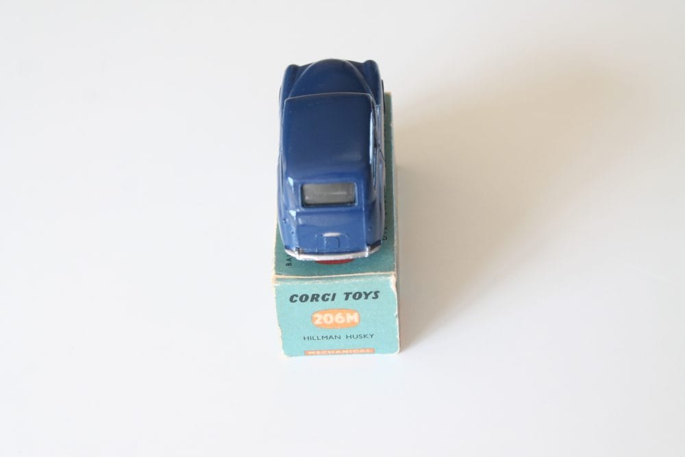 hillman husky dark blue corgi toys 206m back