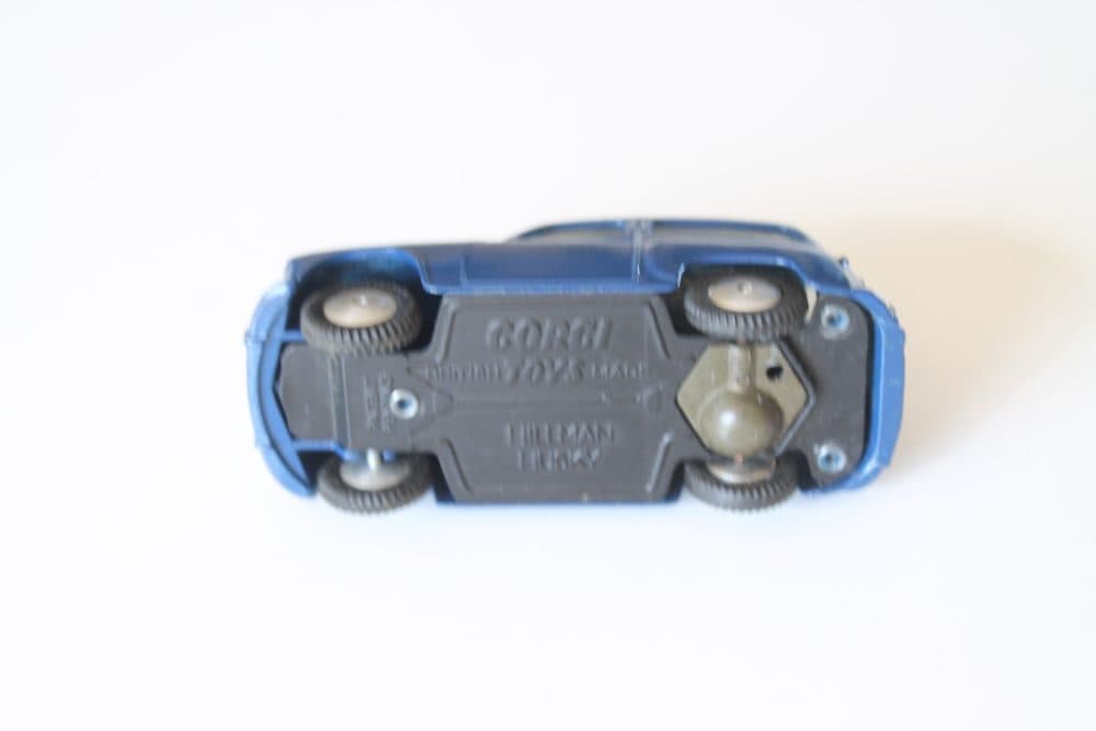 hillman husky dark blue corgi toys 206m base
