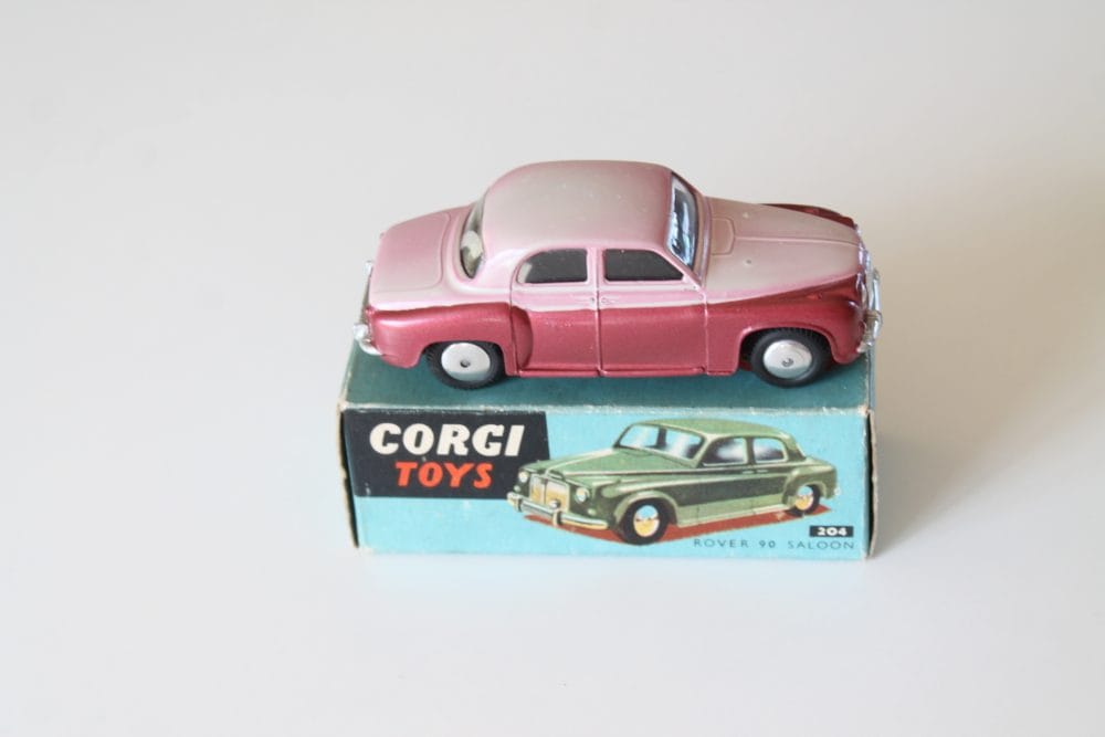 rover 90 saloon corgi toys 204 side