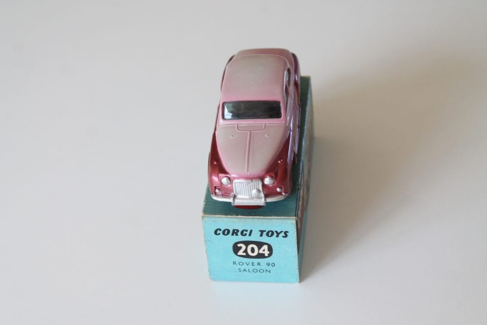 rover 90 saloon corgi toys 204 front