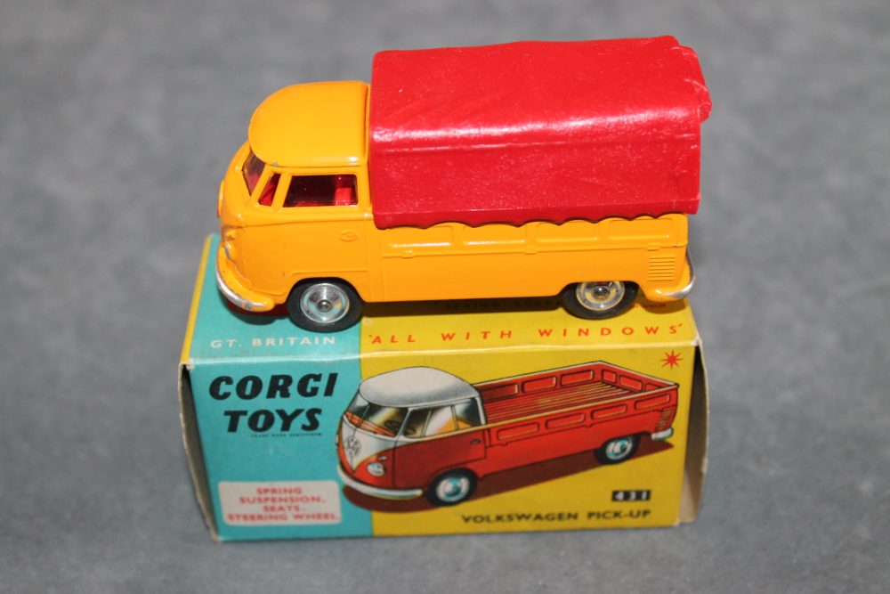volkswagen pick up truck corgi toys 431