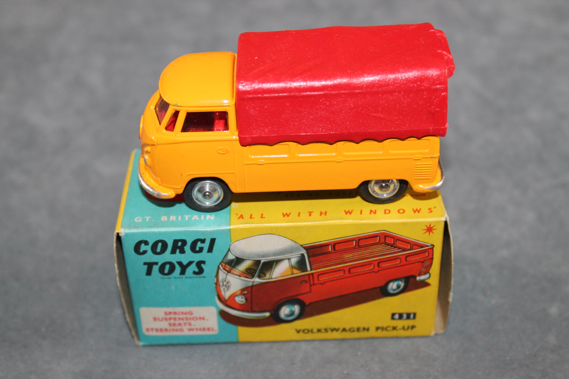 Corgi Toys 431 Volkswagen Pick-Up - Diecast