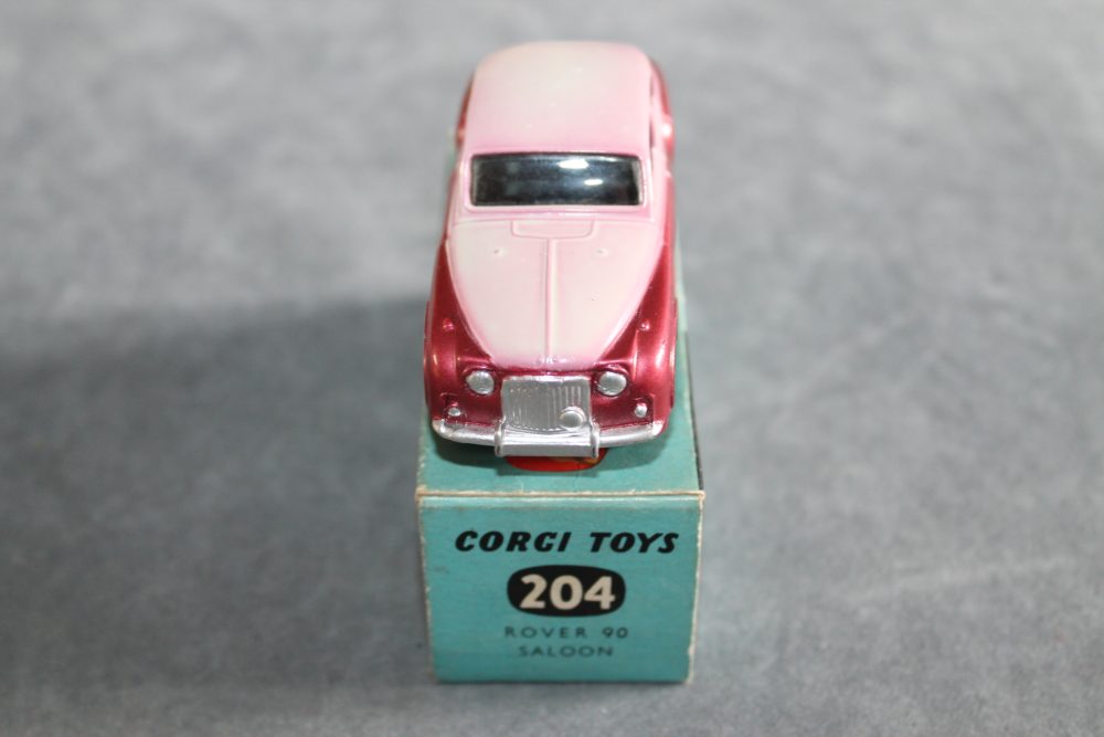 rover 90 saloon corgi toys 204 front
