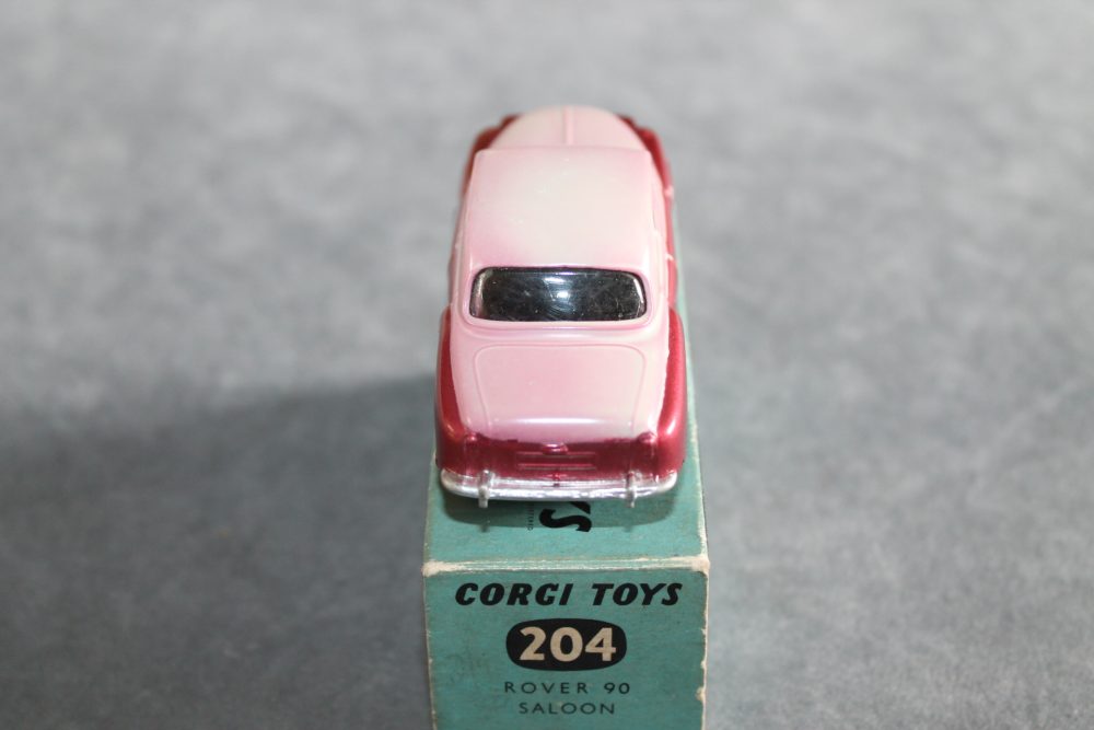 rover 90 saloon corgi toys 204 back