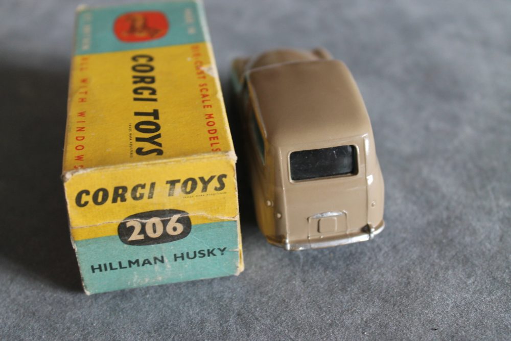 hillman huskey corgi toys 206 back