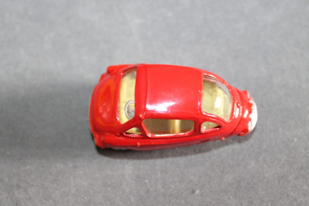 heinkel bubble car red silver hubs corgi toys 233 top