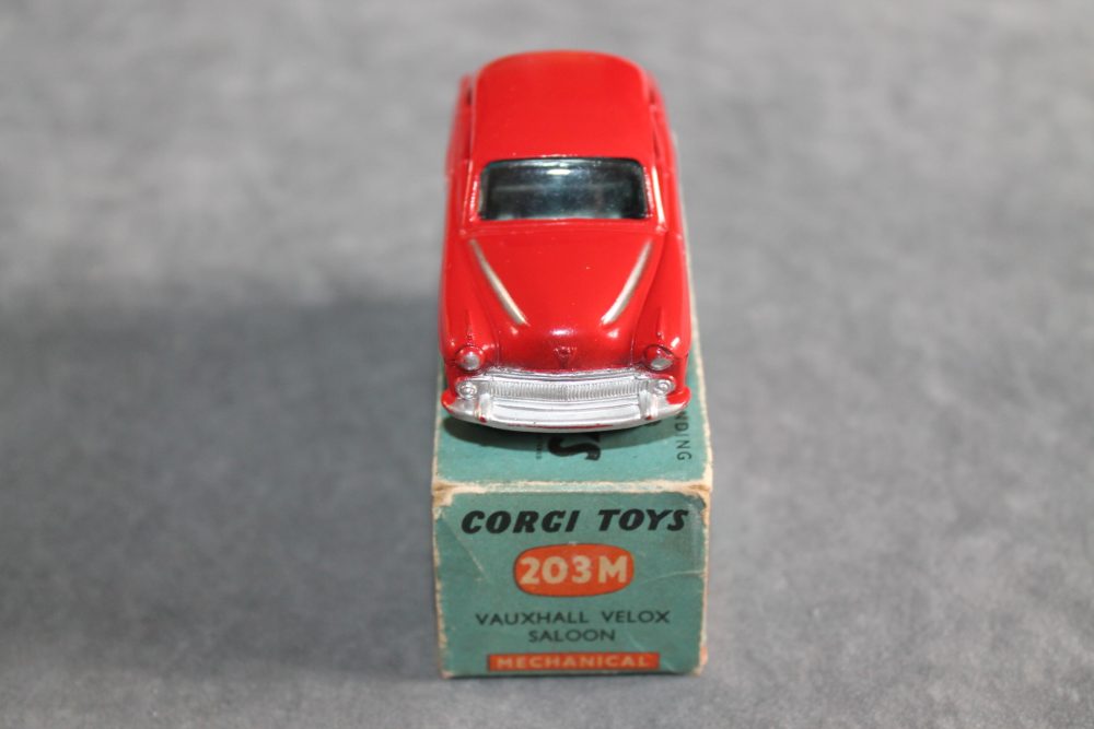vauxhall velox red mechanical corgi toys 203m front