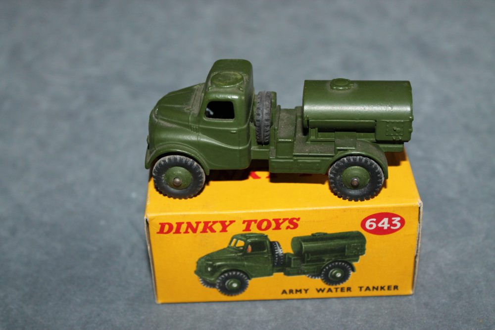 army water tanker dinky toys 643