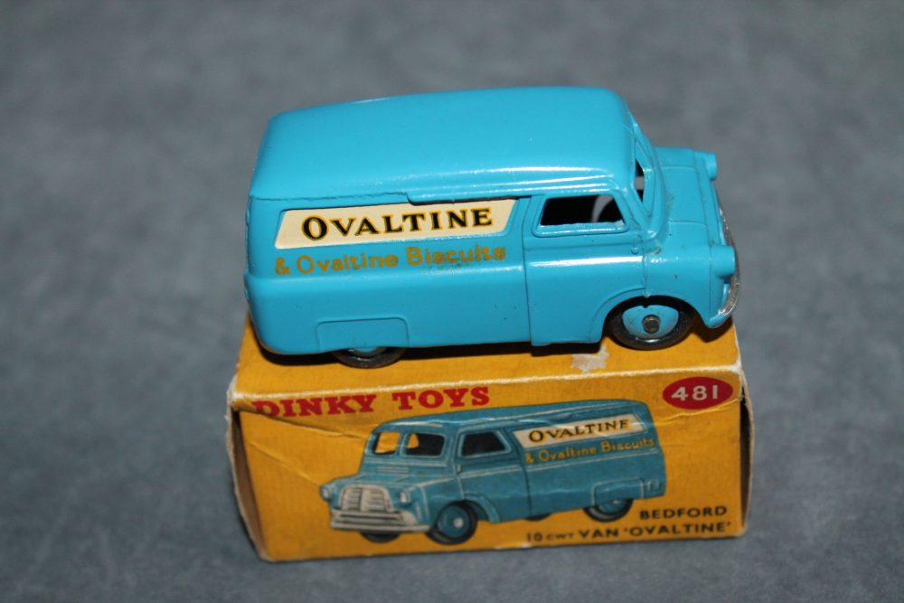 bedford ovaltine van dinky toys 481 side