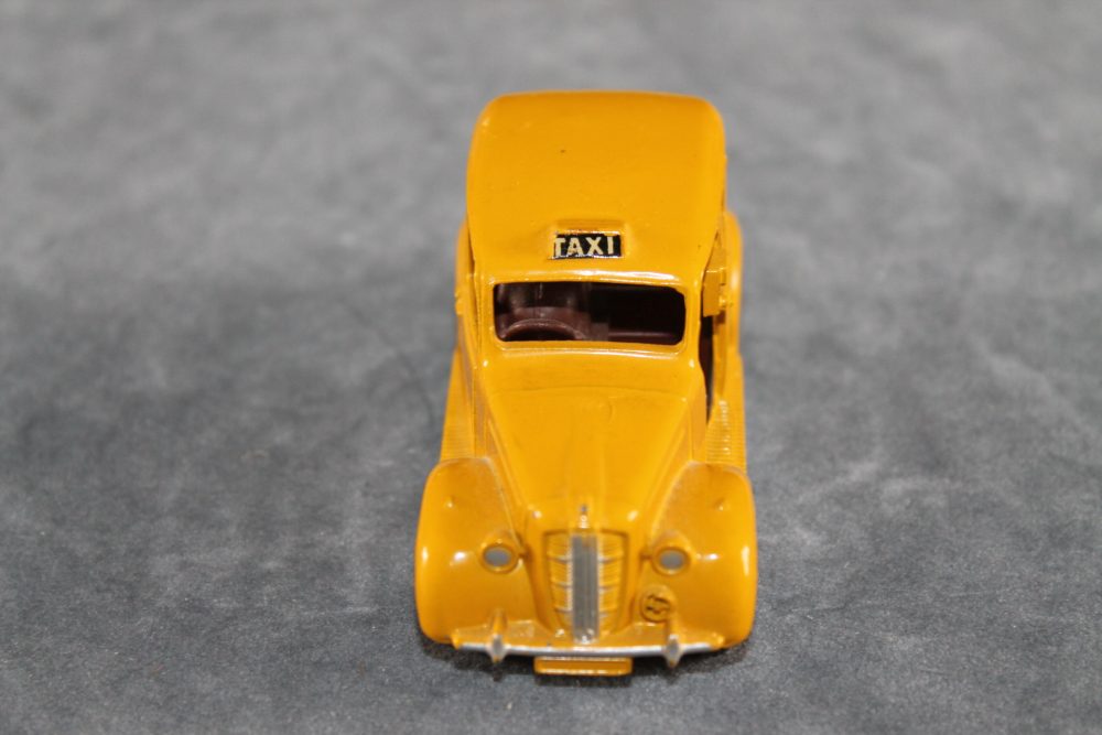 austin taxi yellow dinky toys 40h 254 front