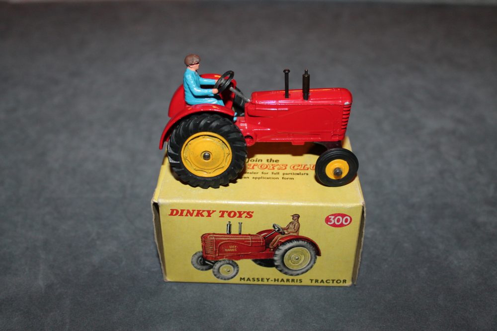 massey ferguson tractor dinky toys 300 side