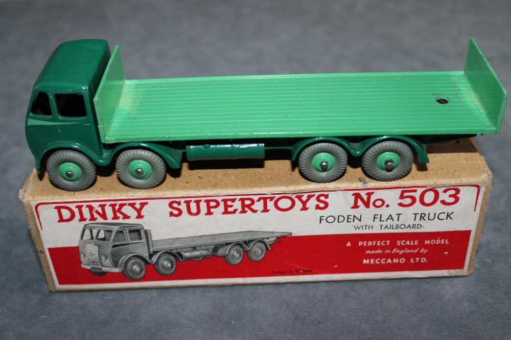 foden 1st cab tailboard dinky toys 503