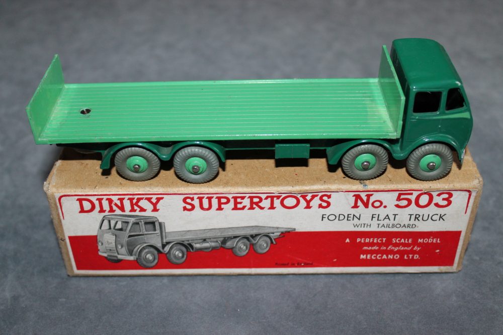 foden 1st cab tailboard dinky toys 503 side