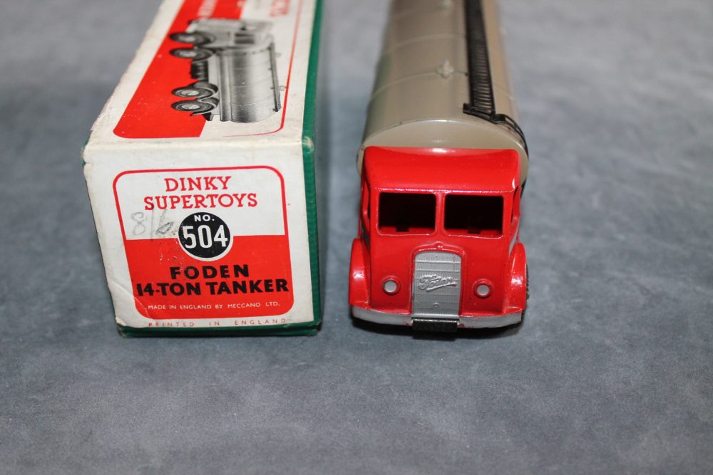 foden tanker 1st cab dinky toys 504 front