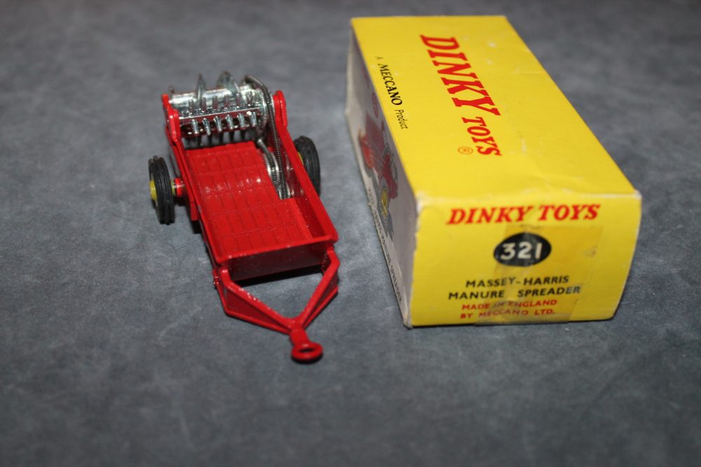 massey harris manure spreader dinky toys 321 front