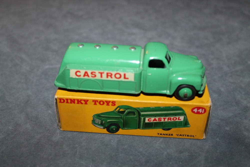 studebaker castrol petrol tanker dinky toys 441 side