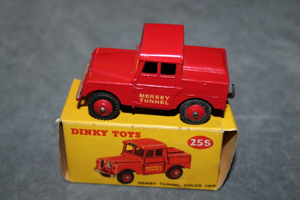 mersey tunnel police van dinky toys 255
