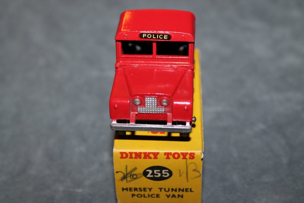 mersey tunnel police van dinky toys 255 front