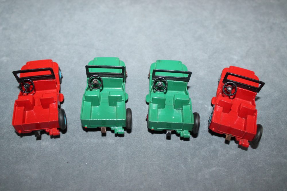 full trade box universal jeeps dinky toys 25y back