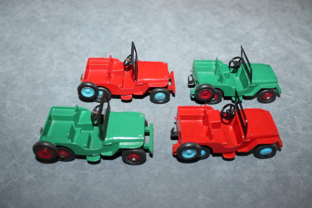 full trade box universal jeeps dinky toys 25y right side