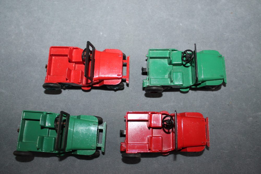 full trade box universal jeeps dinky toys 25y top