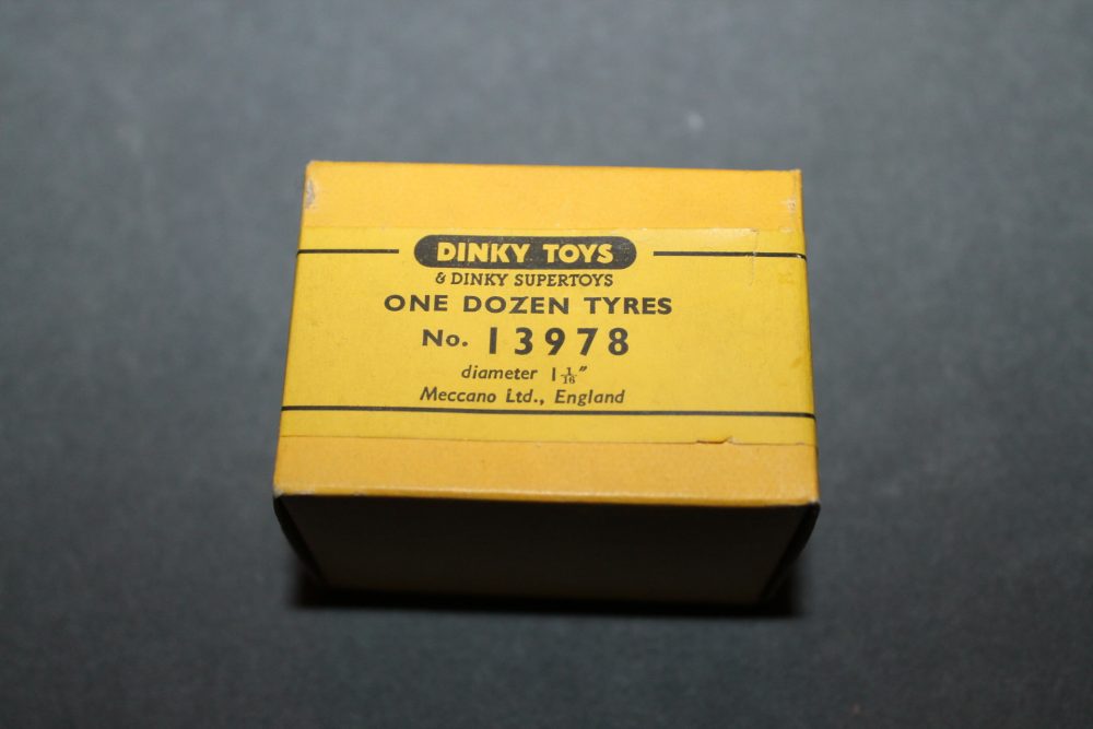 tyres x12 dinky toys 13978