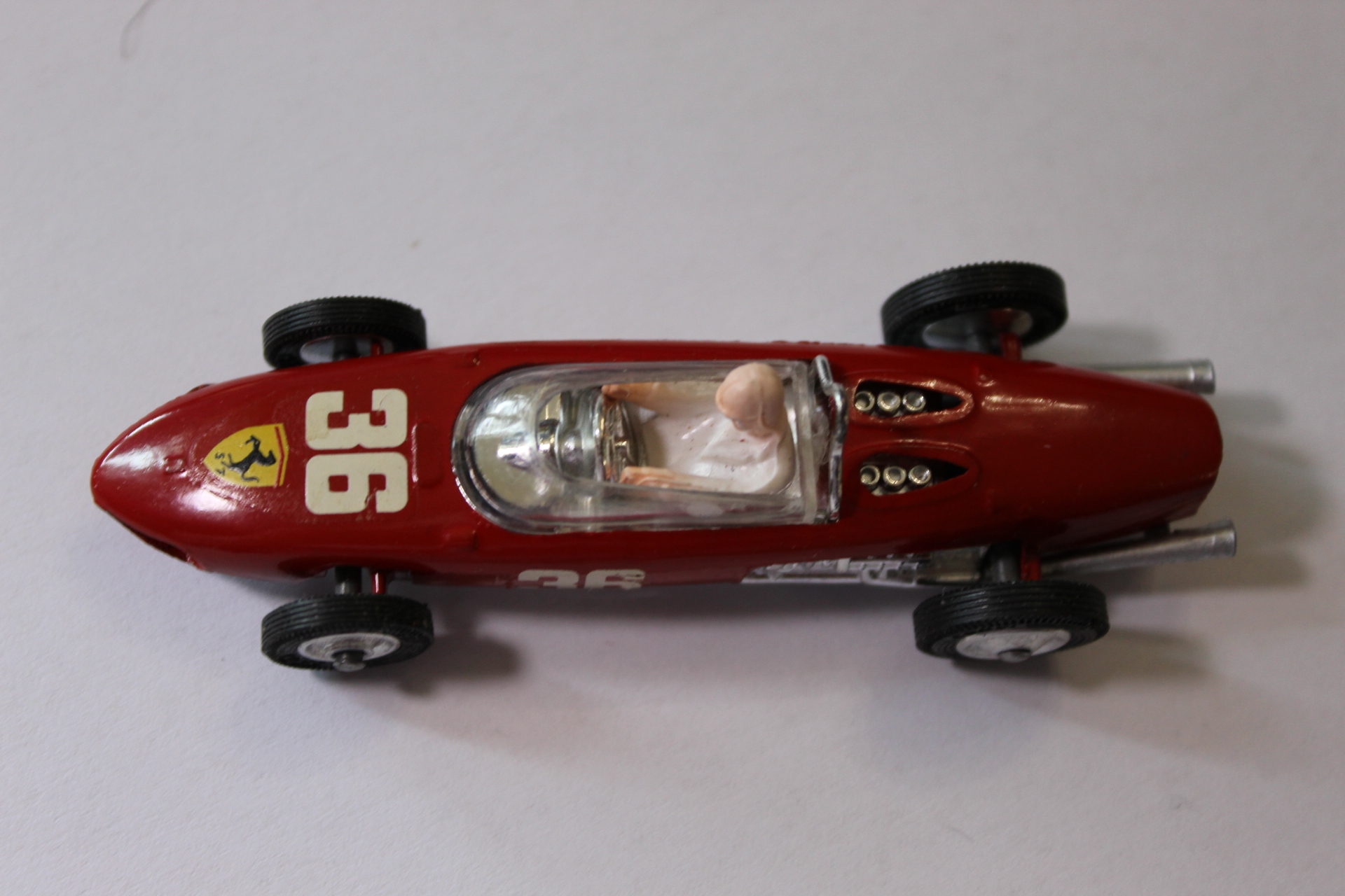 ferrari shark nose racing car corgi toys 154 top