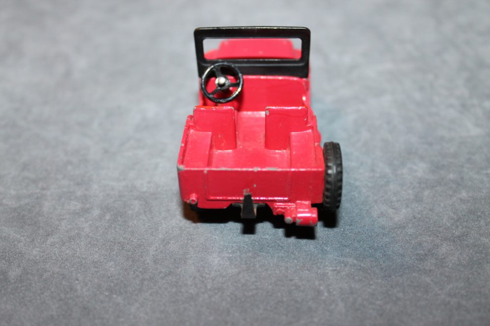 universal jeep rare variation dinky toys 405 back