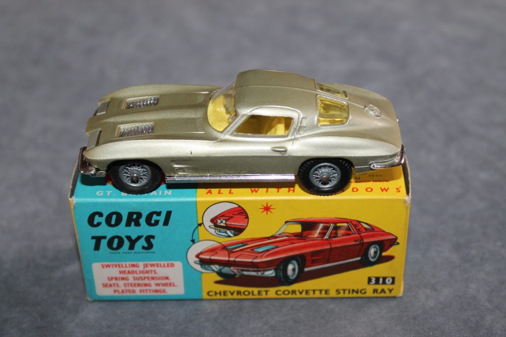 chevrolet corvette sting ray corgi toys 310