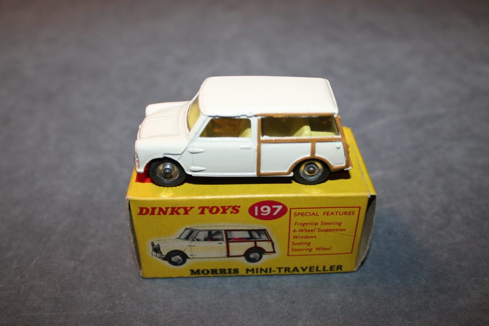 morris traveller cream and yellow interior dinky toys 197