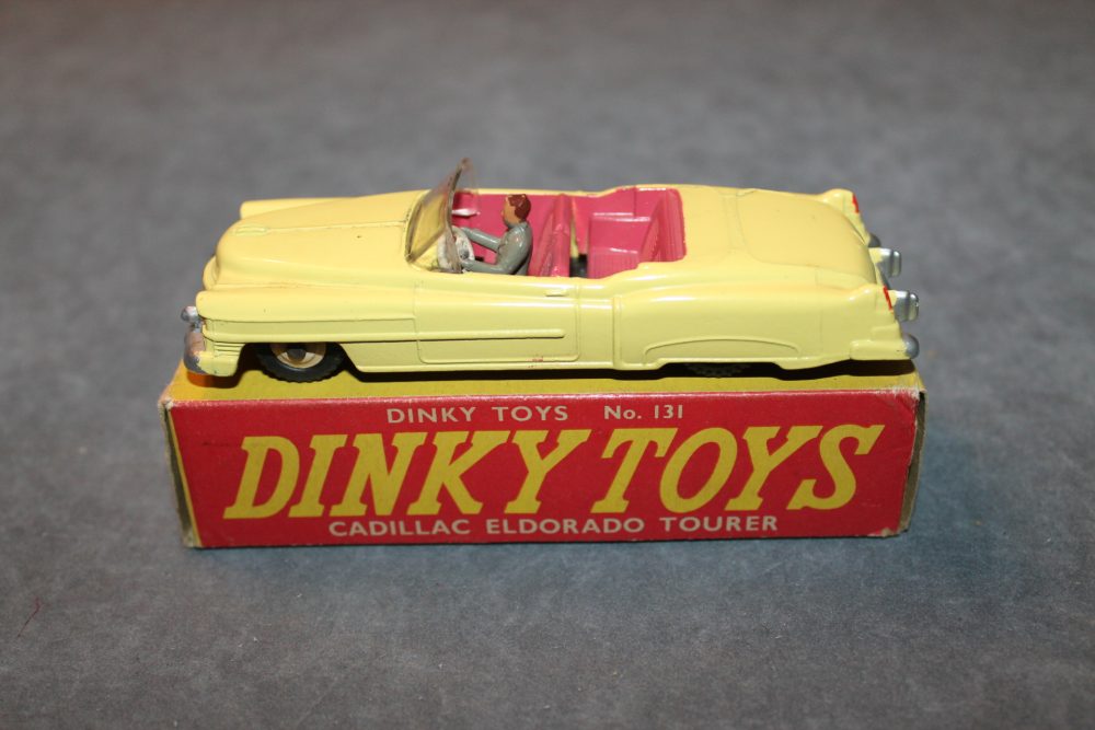 cadillac eldorado lemon dinky toys 131