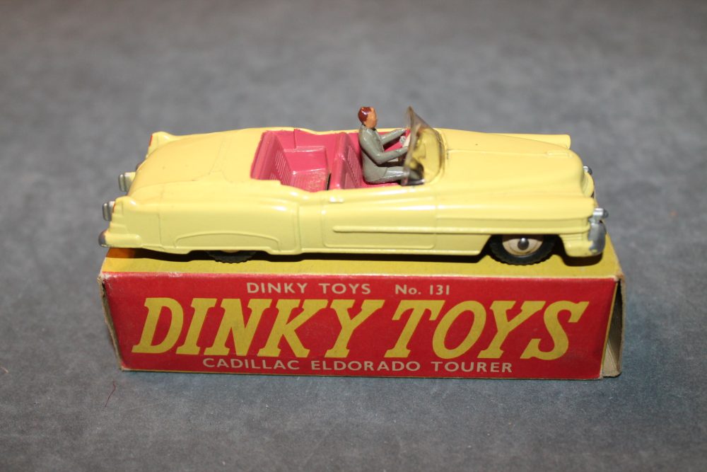 cadillac eldorado lemon dinky toys 131 side